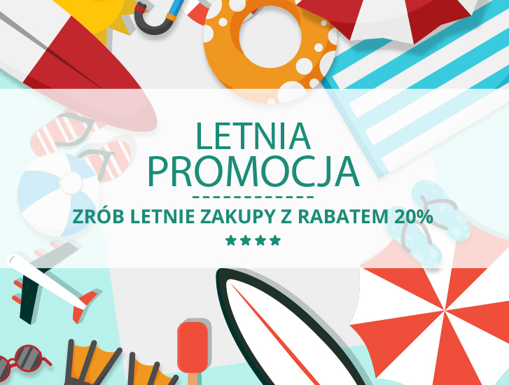 Zrób letnie zakupy z rabatem 20%!