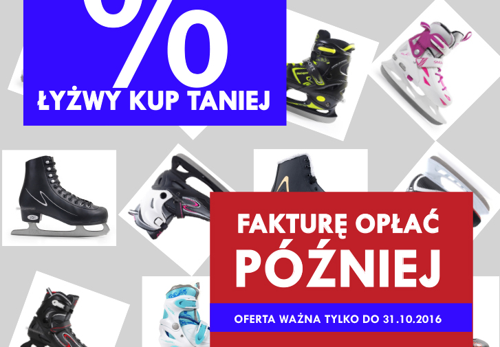 Łyżwy promocja 15%