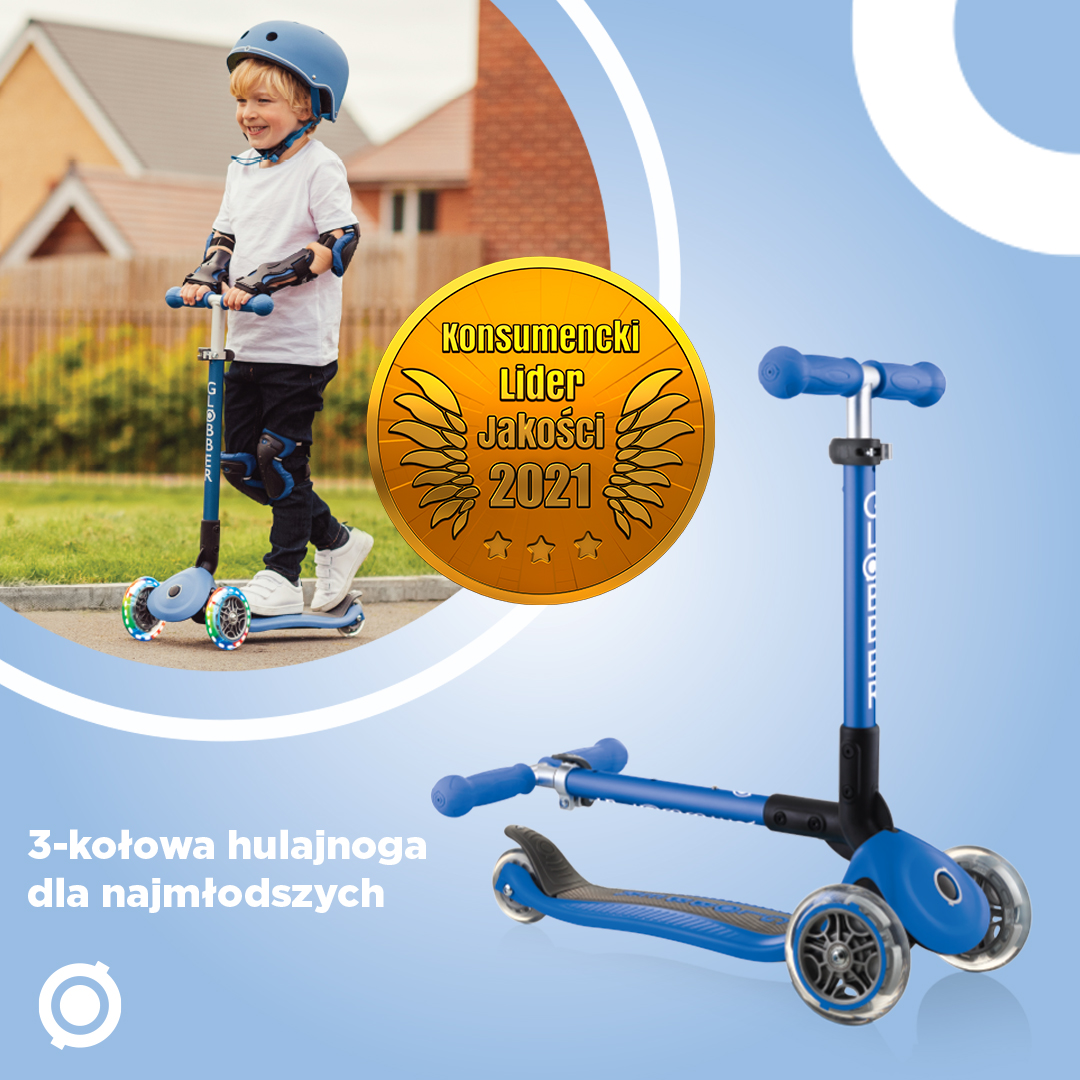 Złote Godło Konsumencki Lider Jakości dla marki Globber 